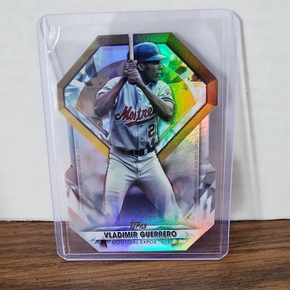 2022 Topps Series 1 Vladimir Guerrero Diamond Greats Die-Cut Foil card # DGDC-14
